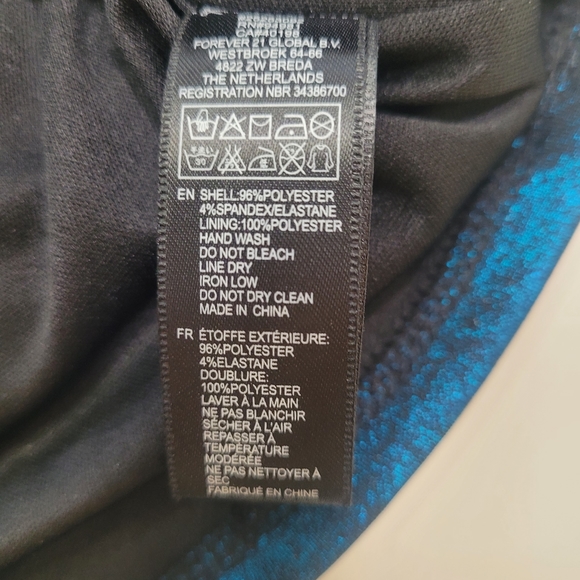 ❤️FOREVER 21 STRAPLESS ROUCHED SPARKLE TURQUOISE BLUE DRESS.SIZE :M - Picture 5 of 10